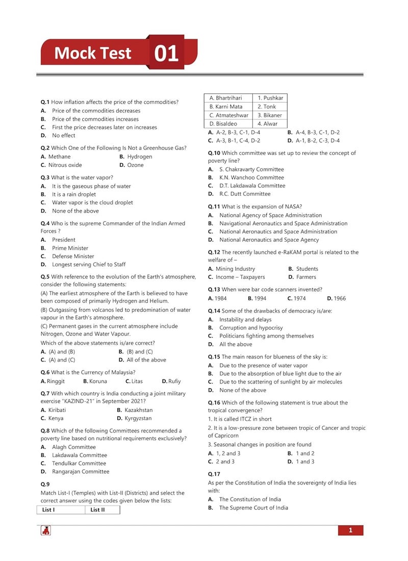 OPSC Assistant Section Officer (Paper I) 2024 Exam (English Edition) - 10 Full Length Mock Tests (1000 Solved Questions) with Free Access to Online Tests  - Image 4