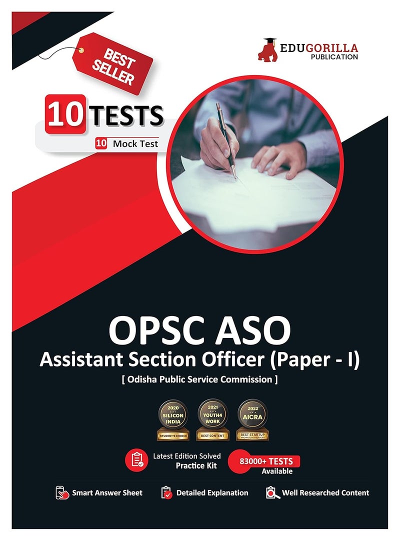 OPSC Assistant Section Officer (Paper I) 2024 Exam (English Edition) - 10 Full Length Mock Tests (1000 Solved Questions) with Free Access to Online Tests  - Image 1