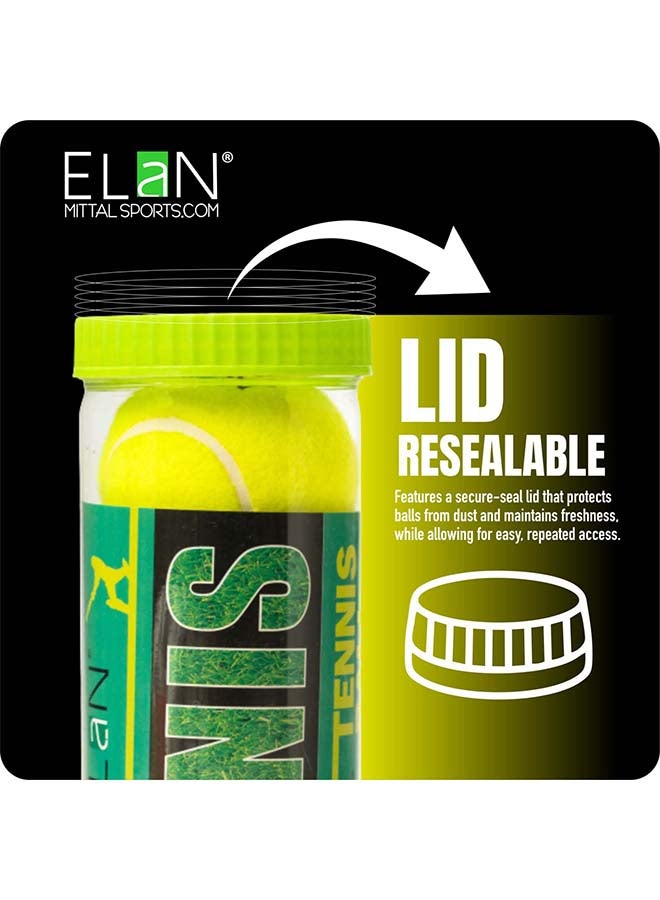Elan Tennis Ball Pack of 3 in Gift Packaging – Premium Practice Tennis Balls Set with Attractive Gift Box for Training and Recreational Play - Image 4