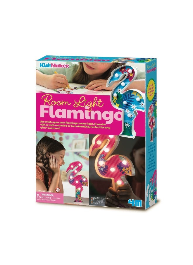 4m KidzMaker Room Light Flamingo Craft Kit 