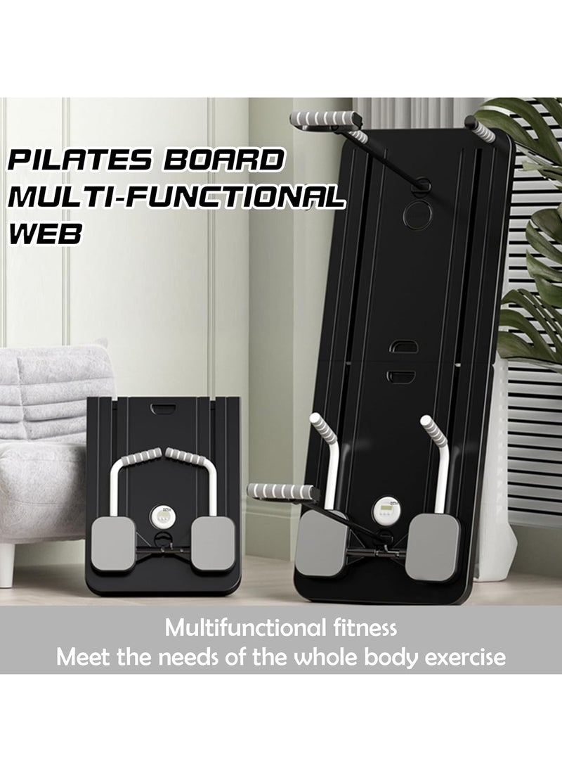 RATSAW - Pilates Reformer Machine with Timer, Foldable Pilates Machine for Home Use and Gym Workout, 4 in 1 Pilates Board, Suitable for Advanced and Beginners Users - Image 1