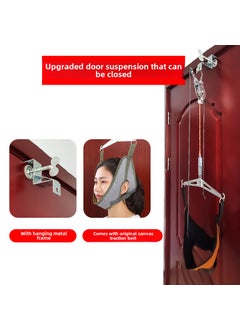 Generic Home Cervical Traction Device Neck Pain TherapyHook type cervical traction frame (with original traction belt) + door suspension Hook type cervical traction frame (with original traction belt) + door suspension 
