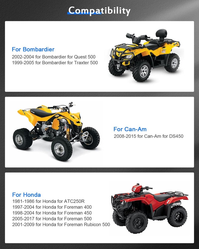 ECCPP 4PCS 20mm Wheel Spacers Adapters 4x110 to 4x137 for Honda Foreman 450 400 500 - Image 3