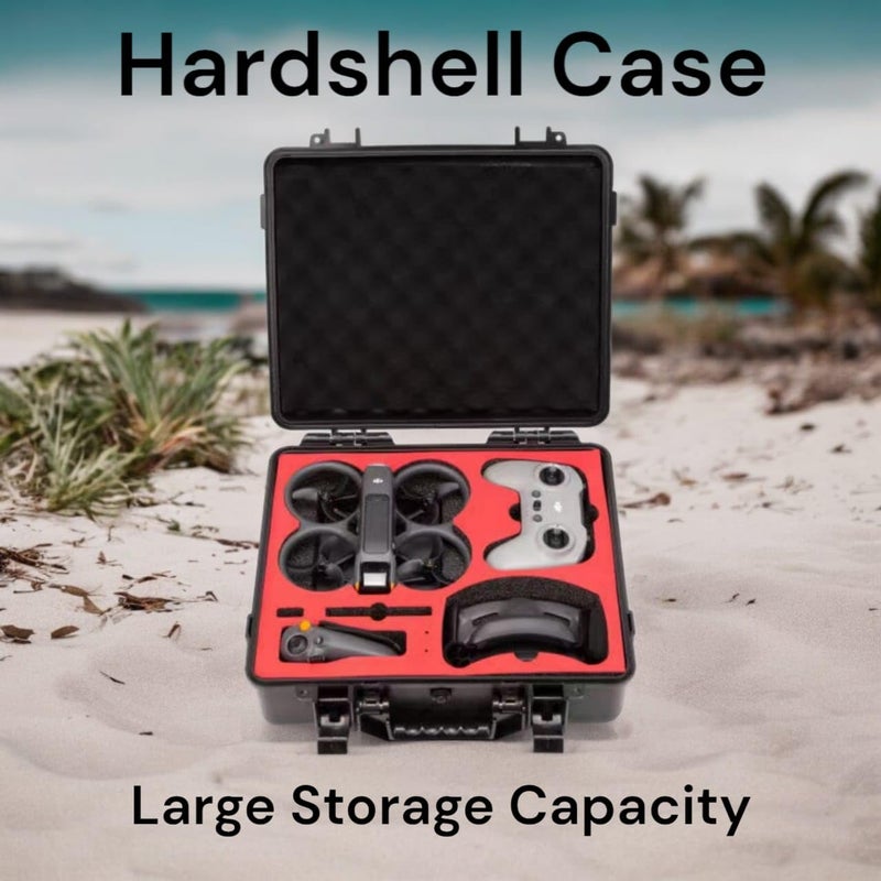 GetZget ® Carrying Case Bag Compatible with DJI Avata 2 & Accessories Hard Shell Waterproof Case - Image 2