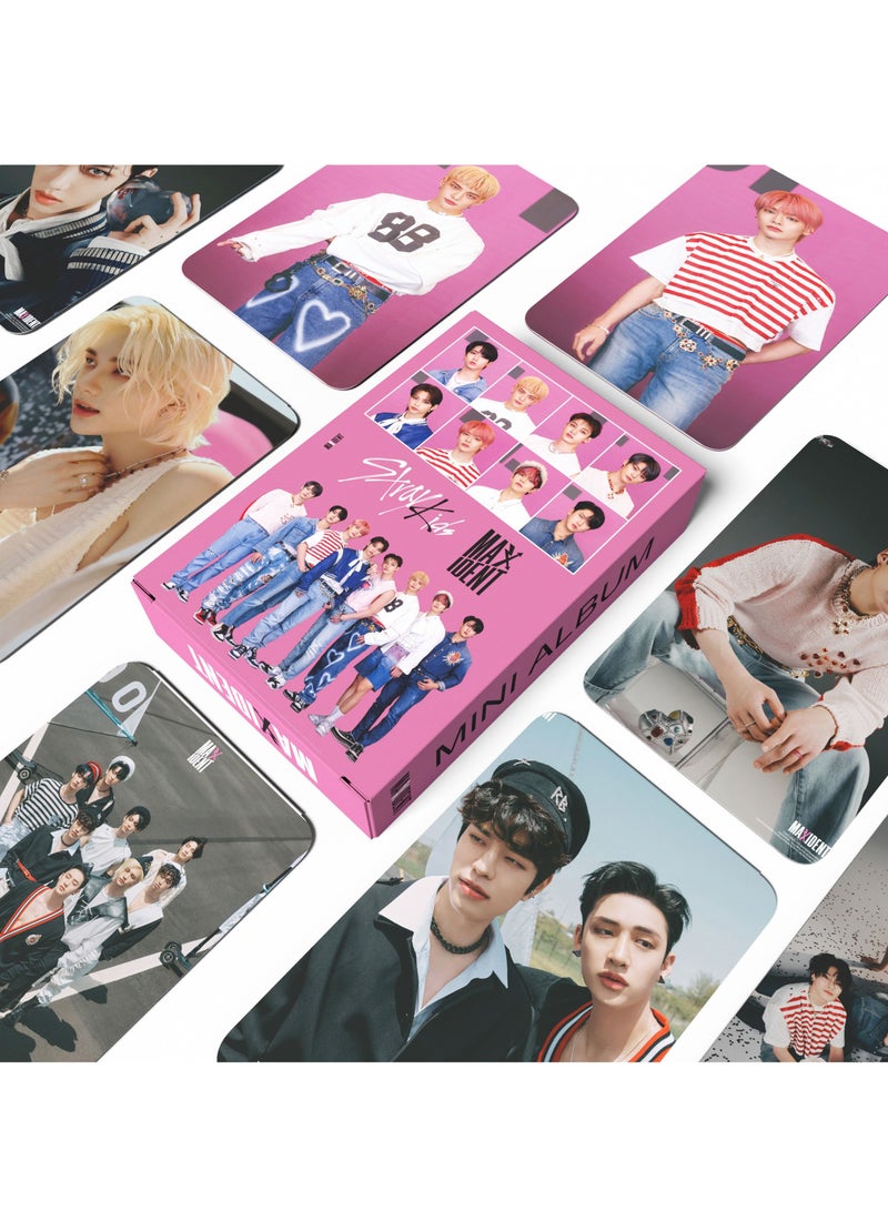 SKYLO 55-Piece Stray Kids New Album Maxident Lomo Cards - Image 1