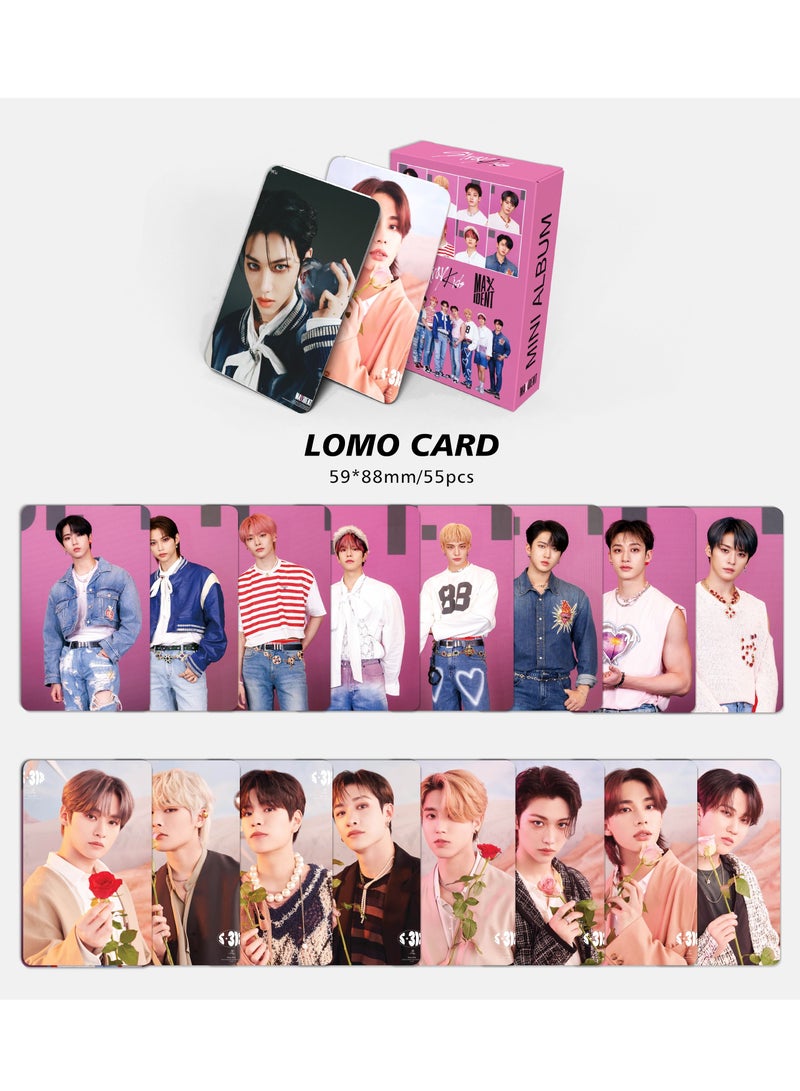 SKYLO 55-Piece Stray Kids New Album Maxident Lomo Cards - Image 3