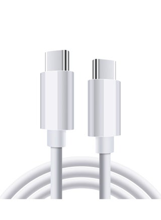 Type C To Type C Data Sync Fast Charging Cable 20W White PD Fast charge Cable USB C to USB C for iPhone 15 Pro/15 Pro Max/15/15 Plus, iPad mini 6, MacBook Pro/Air, iPad Pro, Samsung S23+, Huawei P60, etc white - pzsku/Z2284937156B7F23AE41DZ/45/_/1703564379/e18acf91-3911-41cb-9e59-4bee025cdf93