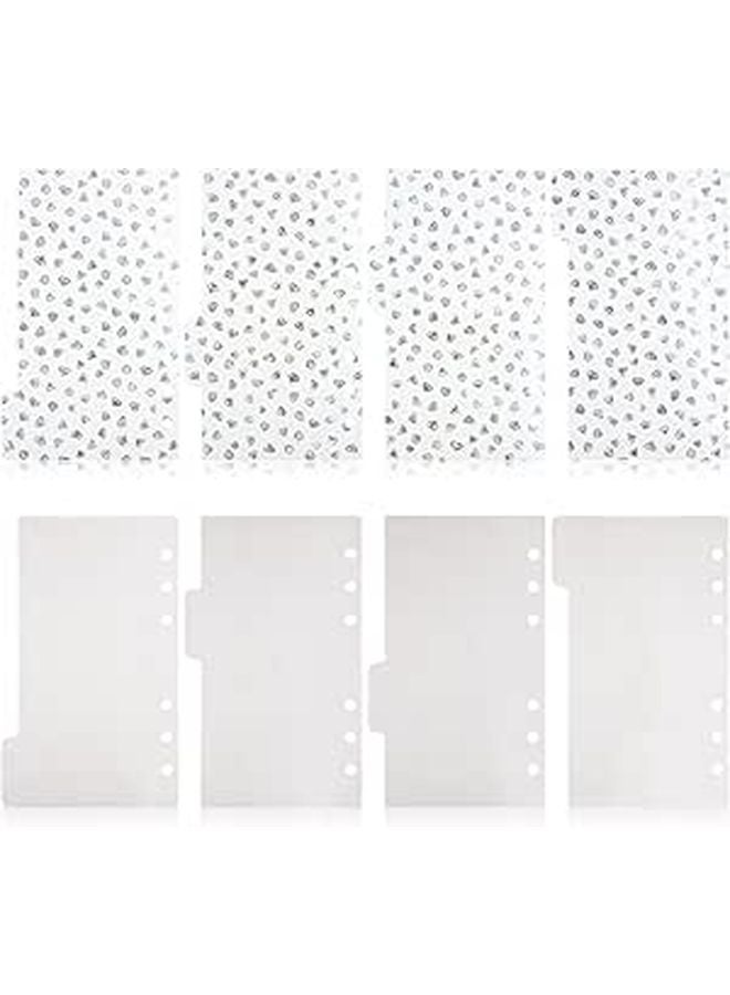 A6 مجموعة فهارس ملونة ذات 6 فتحات، فواصل صفحات بلساتيكية منظمة للمكتب والمدرسة - Image 1