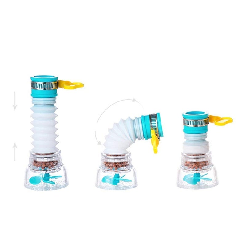 CONNECTWIDE Adjustable Rotating Water Saving Nozzle Shower Head Faucet Multiple Types of Output Water Valve Splash Regulator Filter Kitchen Tap Accessories Adjustable Splash Sprinkler Set of 2 - Image 3