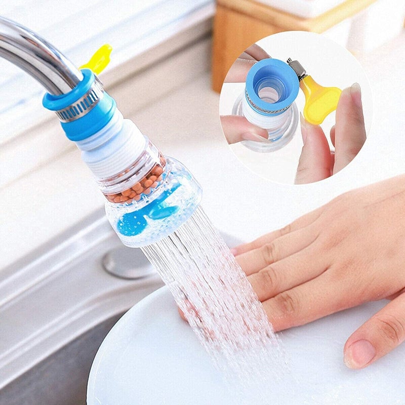 CONNECTWIDE Adjustable Rotating Water Saving Nozzle Shower Head Faucet Multiple Types of Output Water Valve Splash Regulator Filter Kitchen Tap Accessories Adjustable Splash Sprinkler Set of 2 - Image 2