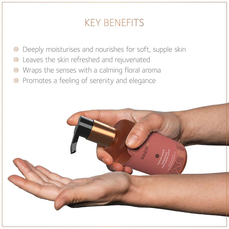 SoulTree Mystical Manjula Harmonising Hand  Body Lotion  250ml - Image 3