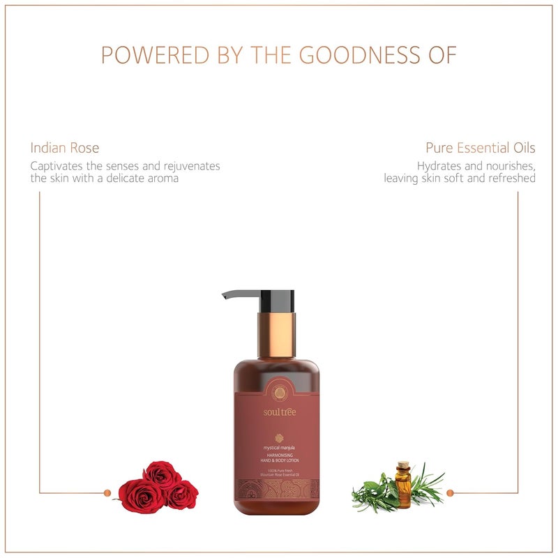 SoulTree Mystical Manjula Harmonising Hand  Body Lotion  250ml - Image 2