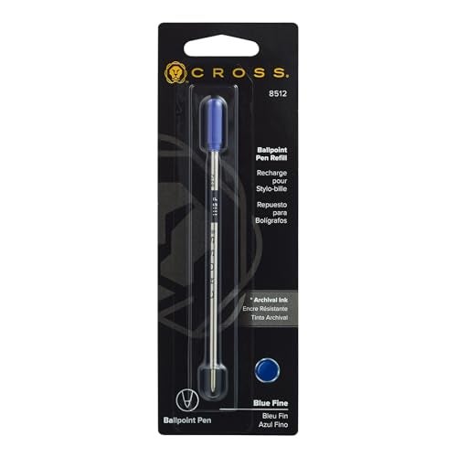 Cross Ball Point Pen Ink Refill - Blue Fine - 8512 - Image 2