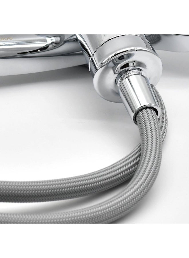 PURE BLUE Shower Hose | CHROMALUX ZERO | Leak-Free | Designed in Germany - Image 3