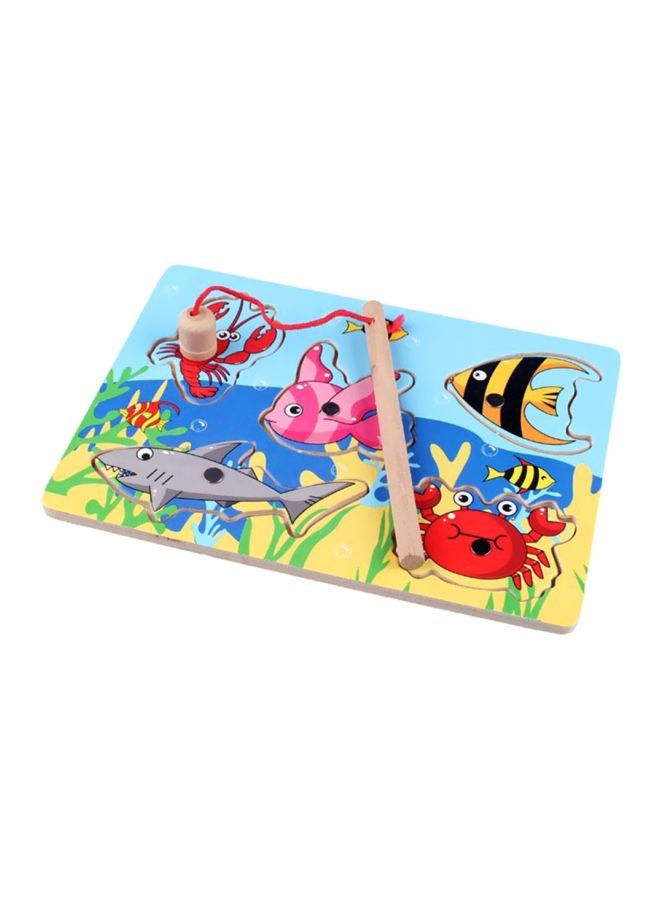 3D Magnetic Fishing Jigsaw Puzzle 18x12x0.5cm - Image 1
