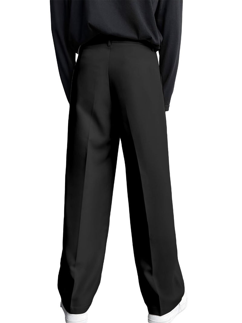 FTX Men Loose Fit Black Formal Trouser (582_1)_36 - Image 2
