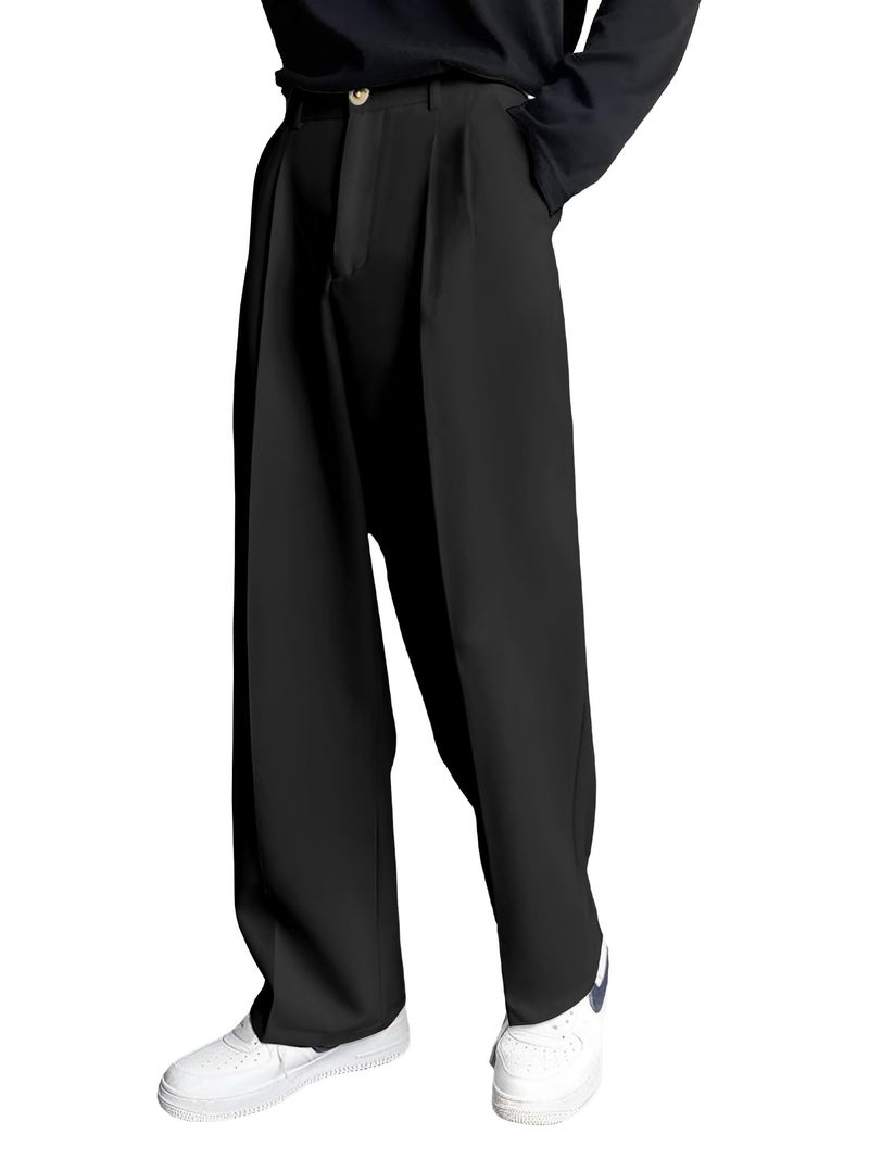 FTX Men Loose Fit Black Formal Trouser (582_1)_36 - Image 3