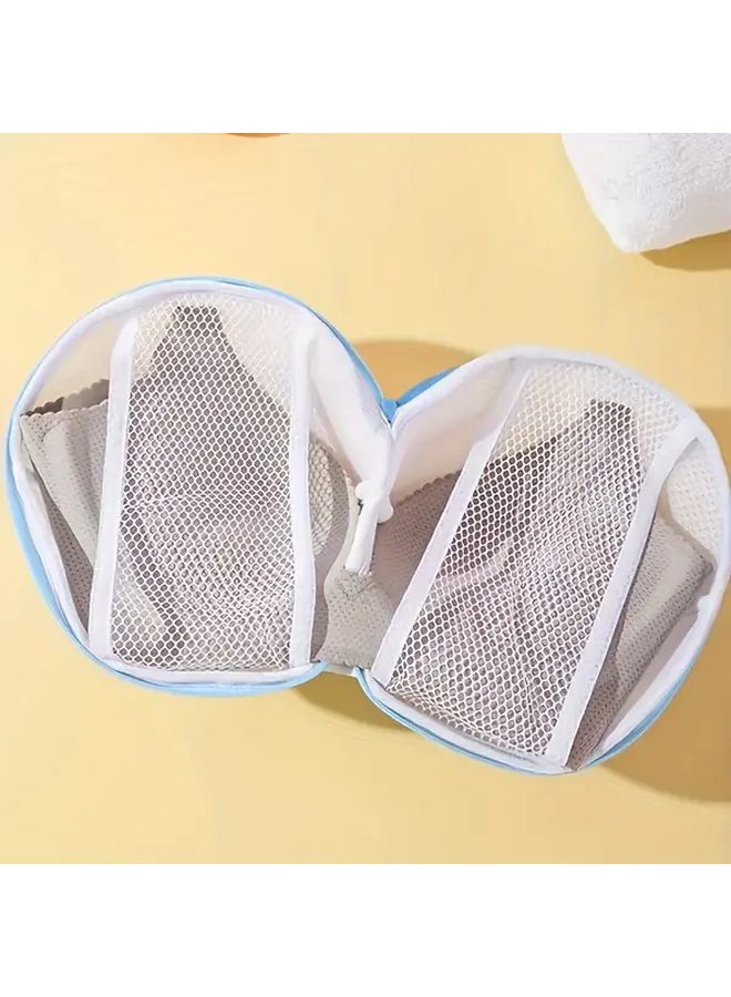 Pink Bra Laundry Bag With Button Closure Prevents Entanglement And Protects Delicates - Image 1