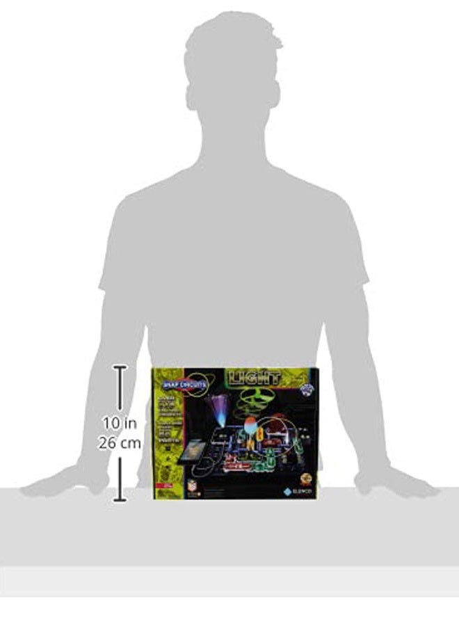 Snap Circuits Elenco Snap Circuits LIGHT Electronics Exploration Kit | Over 175 Exciting STEM Projects | Full Color Project Manual | 55+ Snap Circuits Parts | STEM Educational Toys for Kids 8+,Multi - Image 3