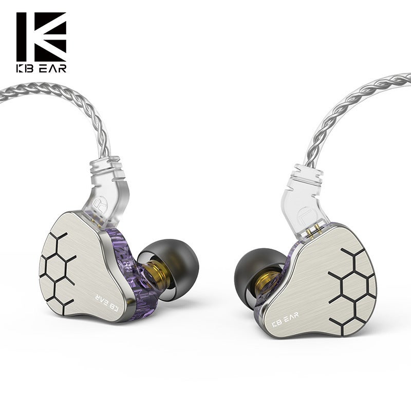 Kbear Lark Ring Iron Karaoke Wire-Controlled Earhook Hifi Fever Monitoring Headphones In-Ear Type - Image 3