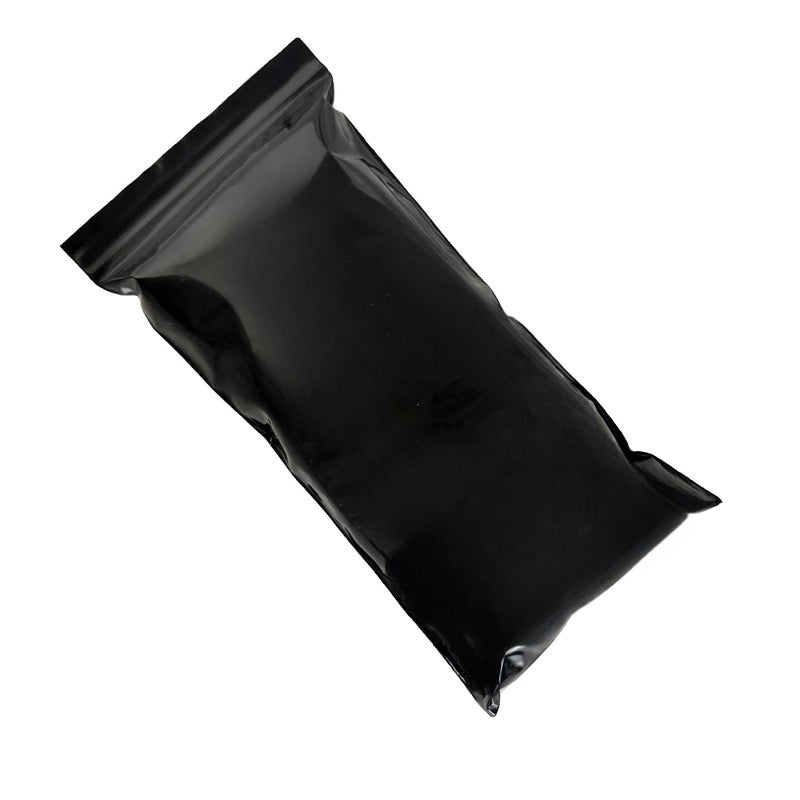 PABCK 100 Pieces Black Reclosable Zip Bags 5.1mil Thickness Poly Plastic Packaging Resealable Zipper Lock Closure Bag for Storage (1.97x8.7 inch) - Image 4