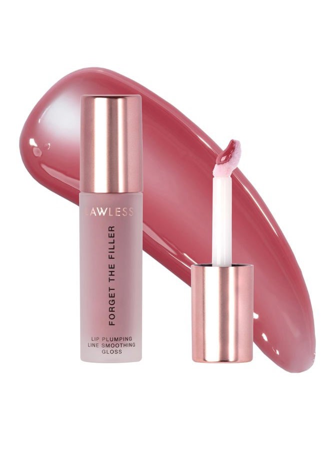 Lawless Women's Forget The Filler Lip Plumper Line Gloss, Velvet, Pink, 0.11 Fl Oz (Pack of 1) - Image 1
