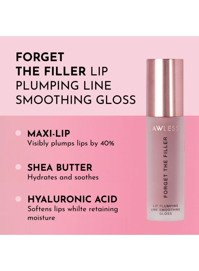 Lawless Women's Forget The Filler Lip Plumper Line Gloss, Velvet, Pink, 0.11 Fl Oz (Pack of 1) - Image 2