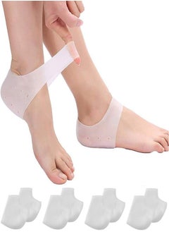 AGD 4-Pair Of Breathable Anti-Drying Gel Heel Protectors  - Image 1