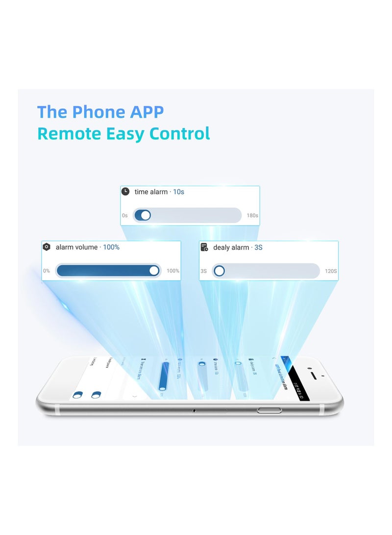 WiFi Water Leak Detector with 100dB Alarm, Low Water Level Alert, Remote Monitoring via Tuya/Smart Life App, Wireless Water Sensor for Kitchen, Bathroom, and Basement (1 Pack) - Image 5