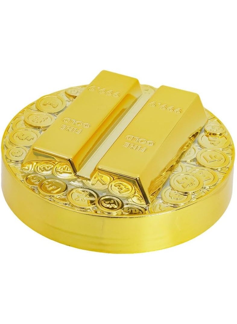 Slimy Get Rich Gold & Silver Luxury Glitter Slime with Money Mix-Ins, Ages 5+ - Image 2