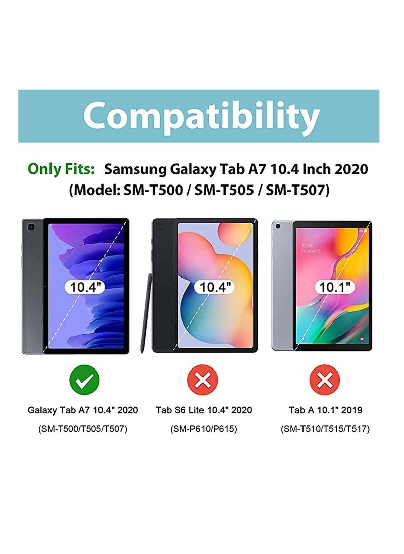Womdee - for Galaxy Tab A7 10.4 2020 Screen Protector T500 T505 T507, ProCase Screen Protector, Tempered Glass Screen Film Guard for 10.4 Inch for Galaxy Tab A7 2020 Tablet - Image 1