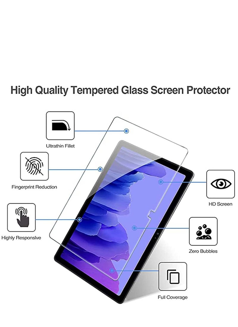 Womdee - for Galaxy Tab A7 10.4 2020 Screen Protector T500 T505 T507, ProCase Screen Protector, Tempered Glass Screen Film Guard for 10.4 Inch for Galaxy Tab A7 2020 Tablet - Image 1