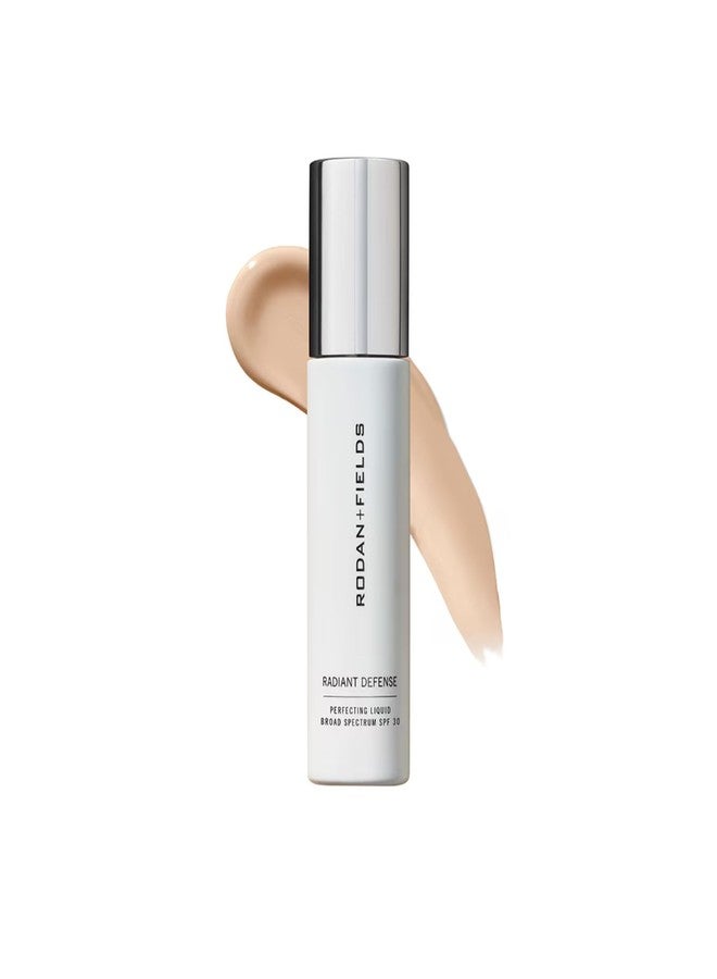 Rodan Fields Rodan and Fields Radiant Defense Perfecting Liquid SPF 30 - Shell | 50 mL | 4-in-1 Makeup & Skin Care Beauty Solution | Sunscreen | Face Moisturizer | Light Skincare Foundation | Sunscreen for Face - Image 1