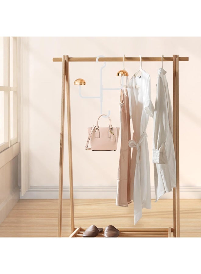 SOLARAE Space-Saving Closet Bag Hanger Organizer - Rotating Multi-Function Purse & Scarf Rack for Clothes, Handbags & Bags - Image 2