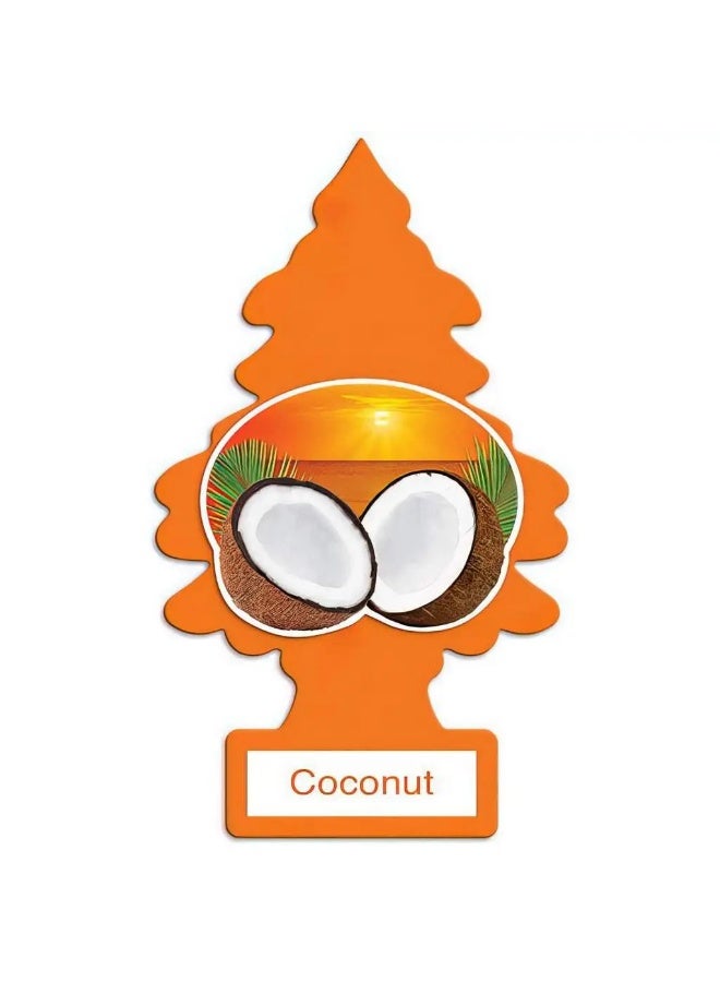 Little Trees X-tra Strength Big Size Hanging Air Freshener, Coconut Scent, 1 Piece - Image 2