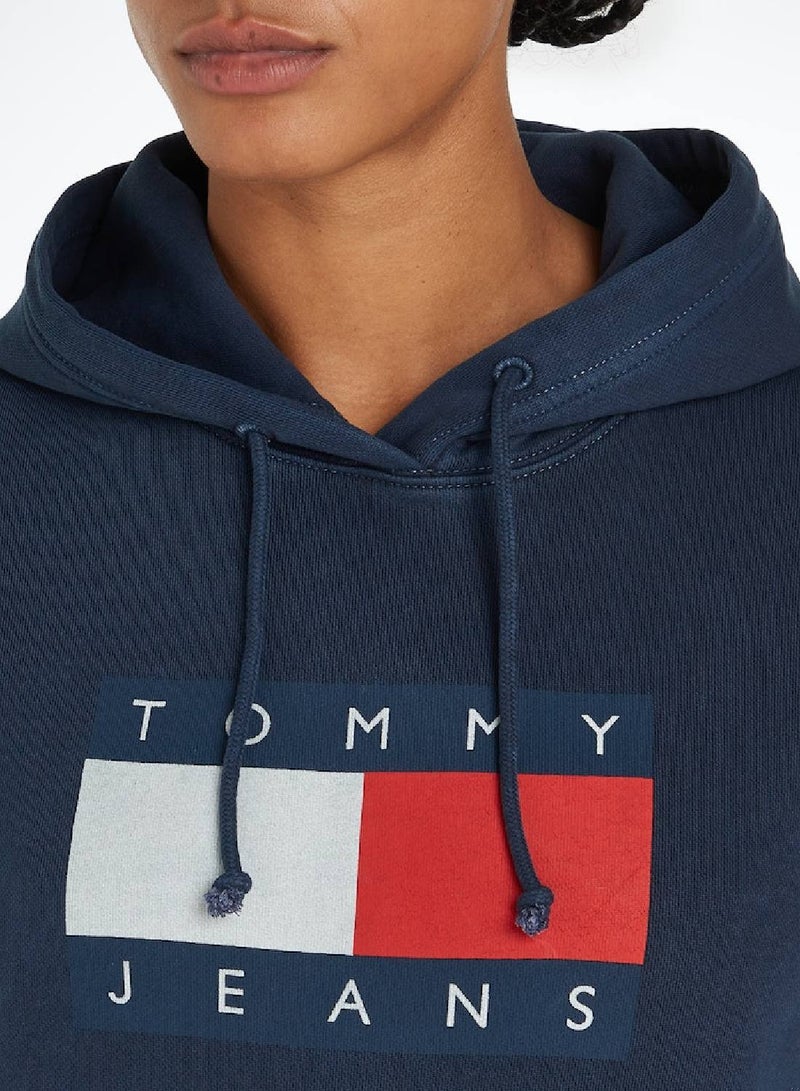 Regular Tommy Flag Pullover Hoodie
