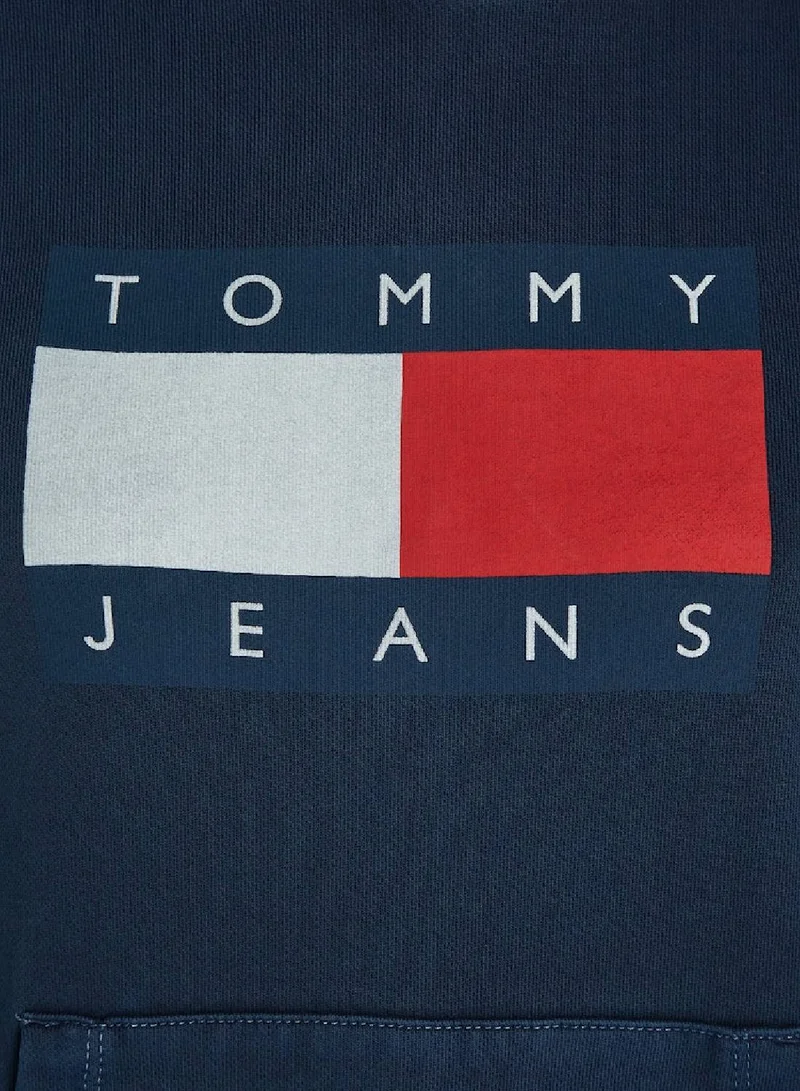 TOMMY JEANS Regular Tommy Flag Pullover Hoodie