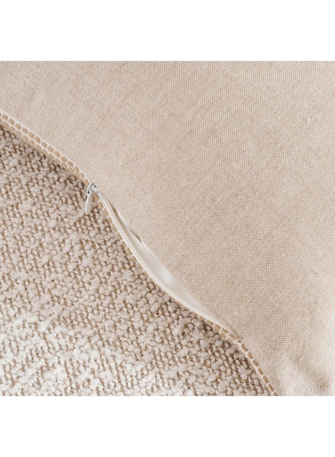 Pan Home طقم أغطية وسائد قطنية بيج للمنزل - Image 4