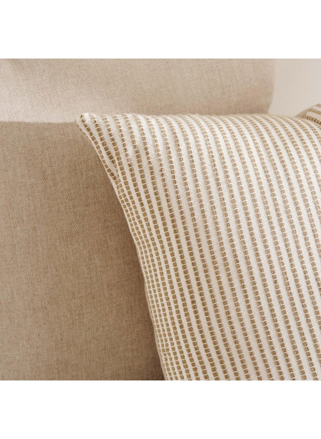 Pan Home طقم أغطية وسائد قطنية بيج للمنزل - Image 3