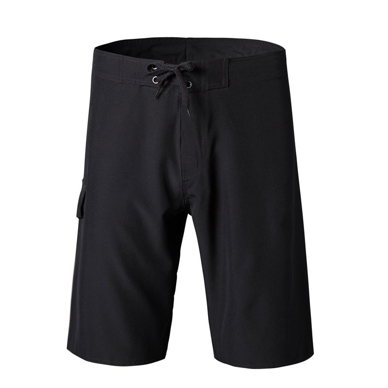 2020 Summer Four-Sided Stretch Fitness Bodybuilding Competition Shorts Solid Color Plus Size Professional Surfing Beach Pants - Image 2