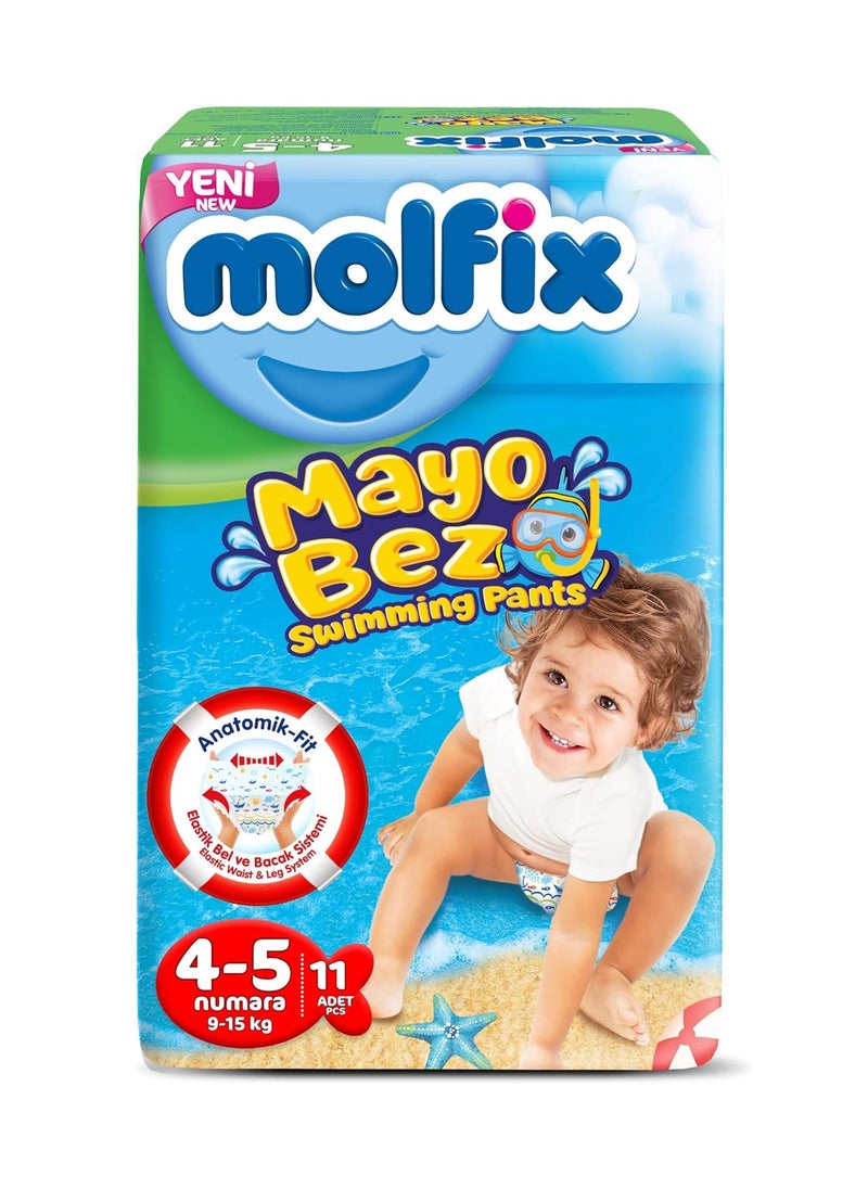 Molfix Molfix Swimming Pants - Size 4&5 - 11 Pieces 