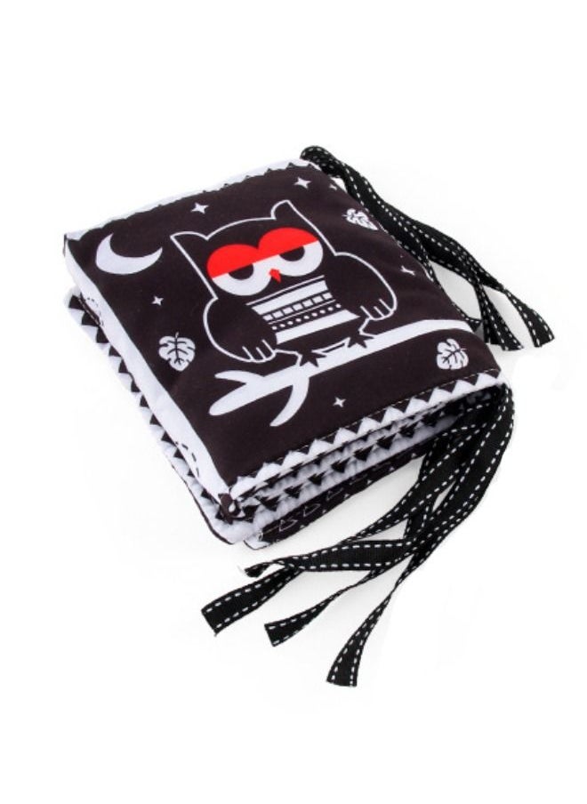 Early Development Educational Cloth Book, Nontoxic Fabric Cloth High Contrast Foldable Educational Activity Cloth Soft Book Perfect For Infants Boys And Girls Early Education（Number/Animal/Weather)  - Image 2