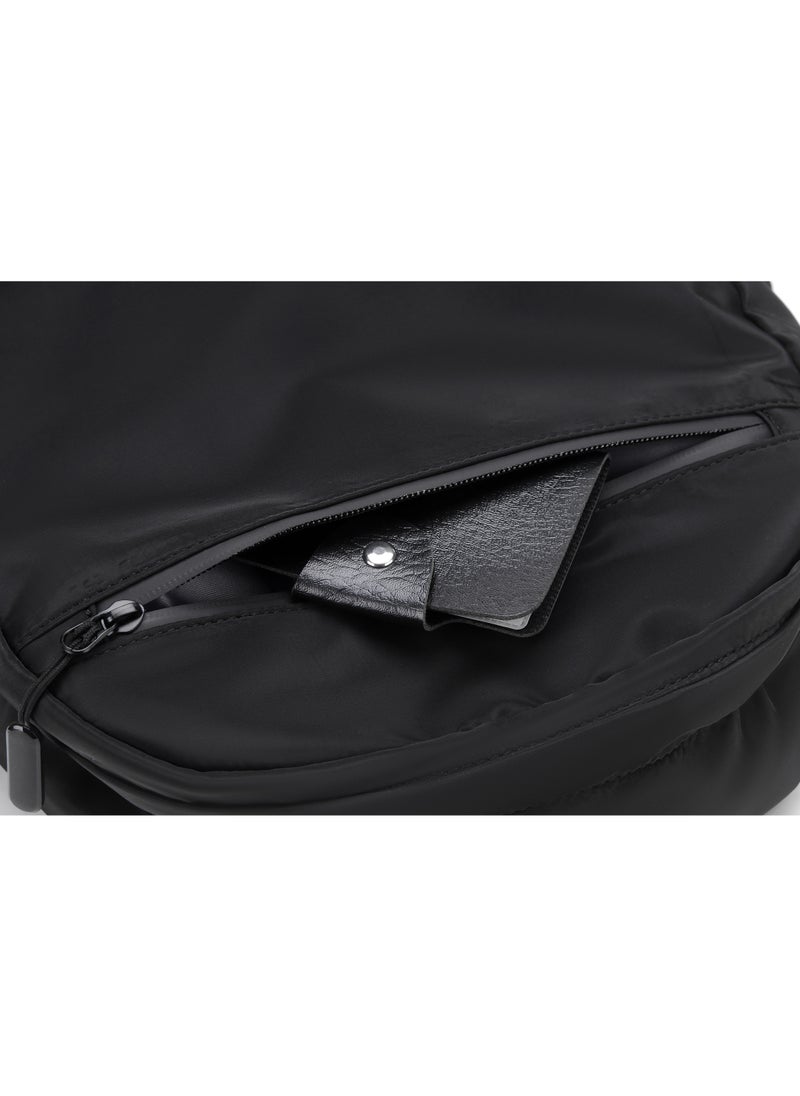 Ayeeb - Chelsea Backpack Travel Bag in Geek Black,14 inch Laptop Business Travel Under-Seat Flight Bag with Elastic Luggage Strap, Essentials Waterproof Daypack of Office, School, College for Men Women - Image 1
