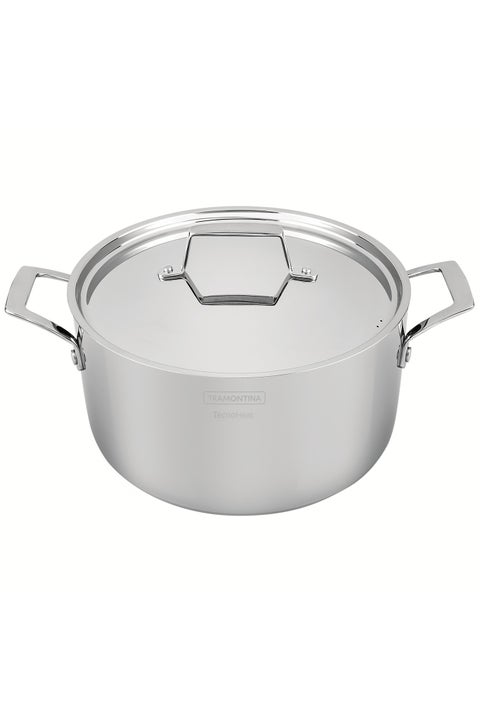 Faitout Tramontina Grano Ø24cm - 5.8L, Inox Triply, Compatible Induction