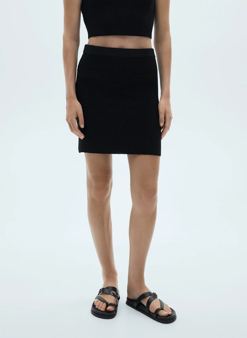 MANGO Essential Mini Skirt