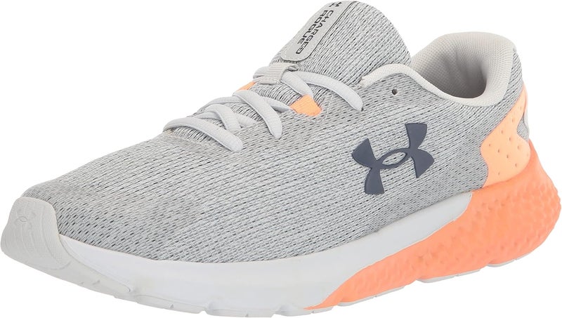 Under Armour Women's Charged Rogue 3 Knit Running Shoes - Gray Mist/Orange Tropic - Image 1