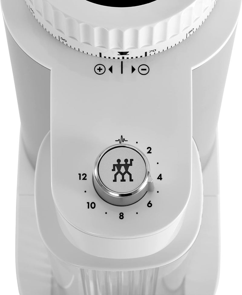 Zwilling ZWILLING Enfinigy Burr Coffee Grinder Electric 140 Coffee Grinding Options from Espresso to Drip Coffee Silver  - Image 4