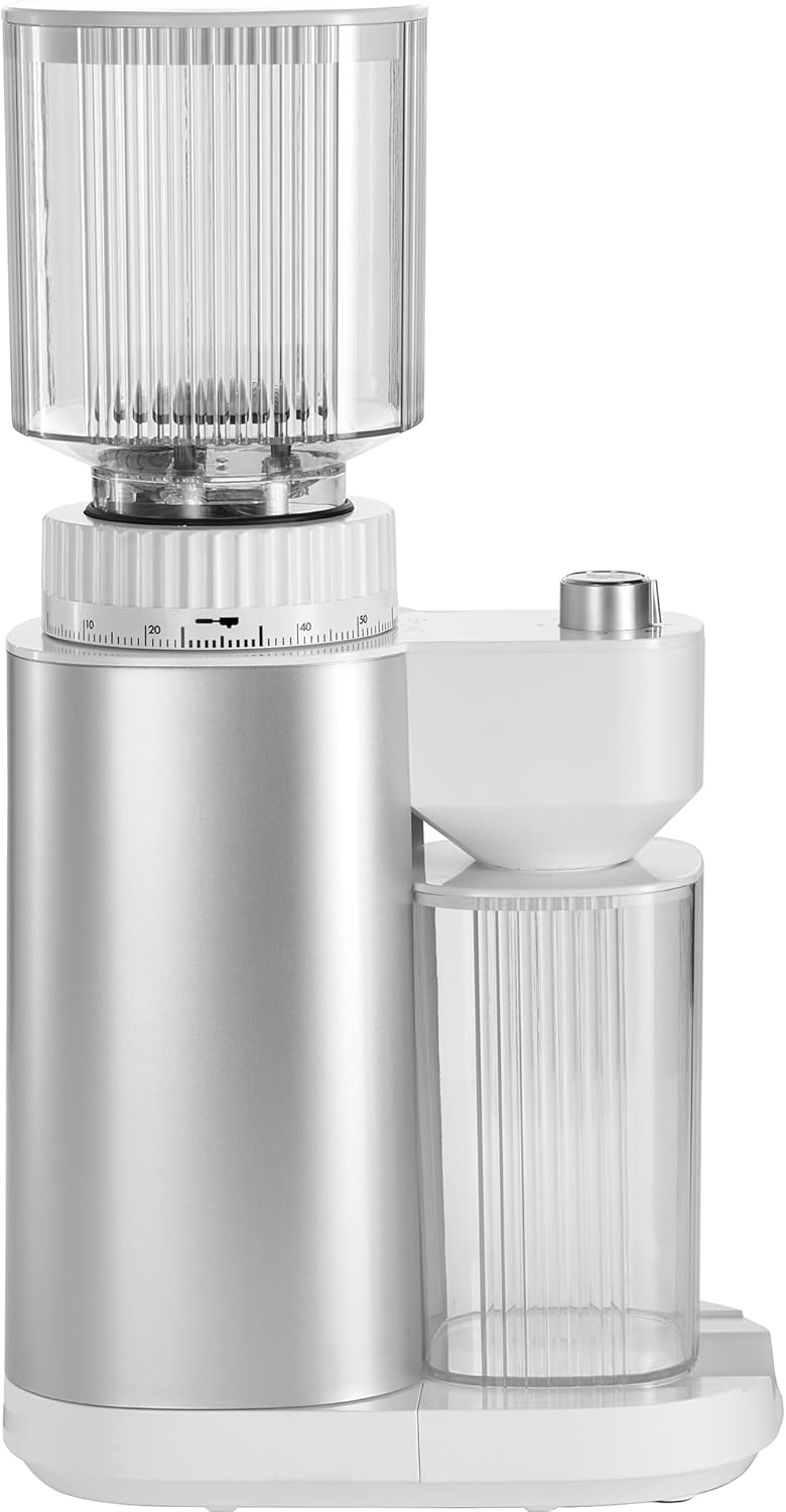Zwilling ZWILLING Enfinigy Burr Coffee Grinder Electric 140 Coffee Grinding Options from Espresso to Drip Coffee Silver  - Image 3