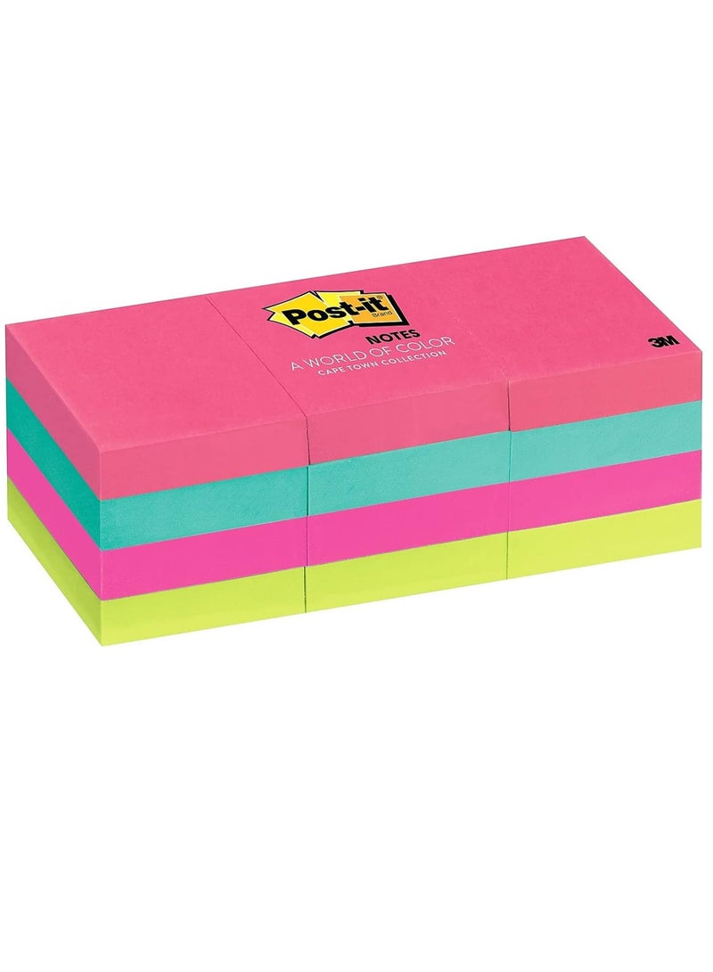 Post It 1 Pack Assorted Color Sticky Notes 34.9 mm X 47.6mm - Image 2