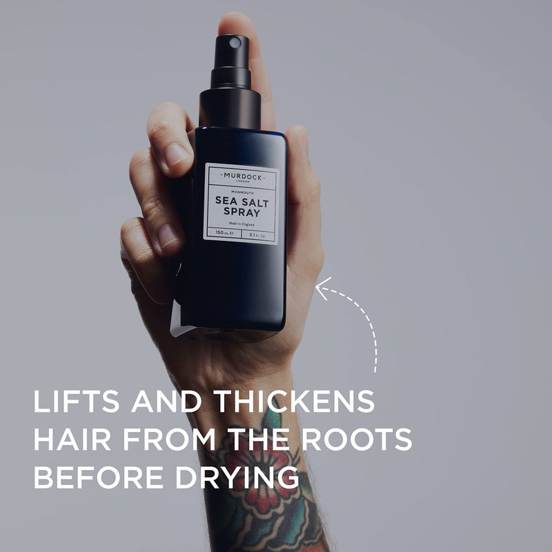 Murdock London Sea Salt Spray & Volume Mousse Bundle | Boosts Texture & Volume | Made in England | Pack of 2 - Image 5